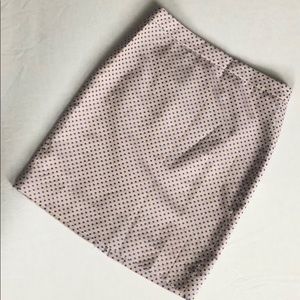 J. Crew polka dot pencil skirt. Sz 6